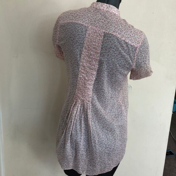 MICHAEL KORS Voile tunic lightweight pleated long sleeve - Picture 9 of 15